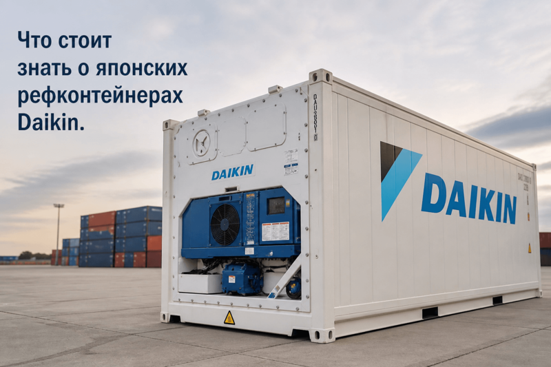 Что стоит знать о японских рефконтейнерах Daikin