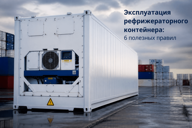 Эксплуатация рефрижераторного контейнера: 6 полезных правил