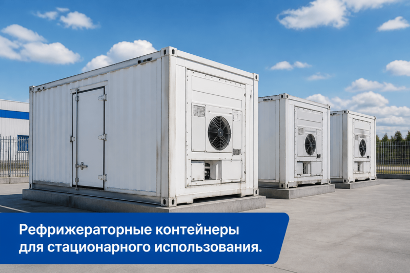 Рефрижераторные контейнеры для стационарного использования