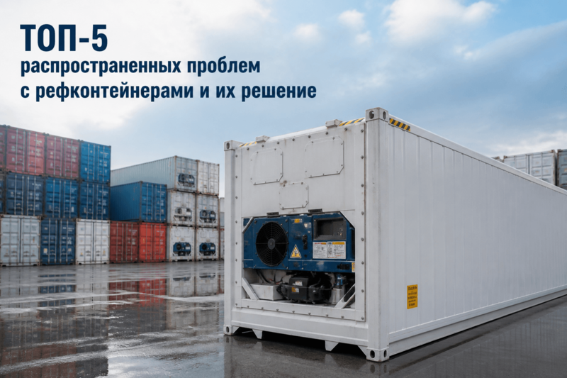 ТОП-5 распространенных проблем с рефконтейнерами и их решение