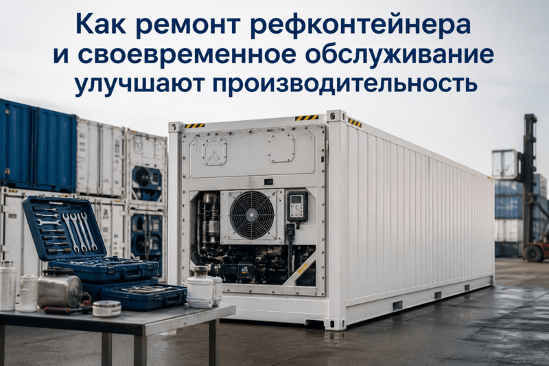 Как ремонт рефконтейнера и своевременное обслуживание улучшают производительность