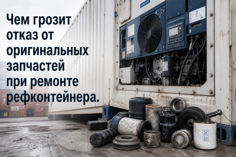 Чем грозит отказ от оригинальных запчастей при ремонте рефконтейнера