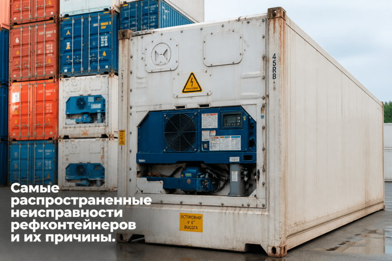 Самые распространенные неисправности рефконтейнеров и их причины